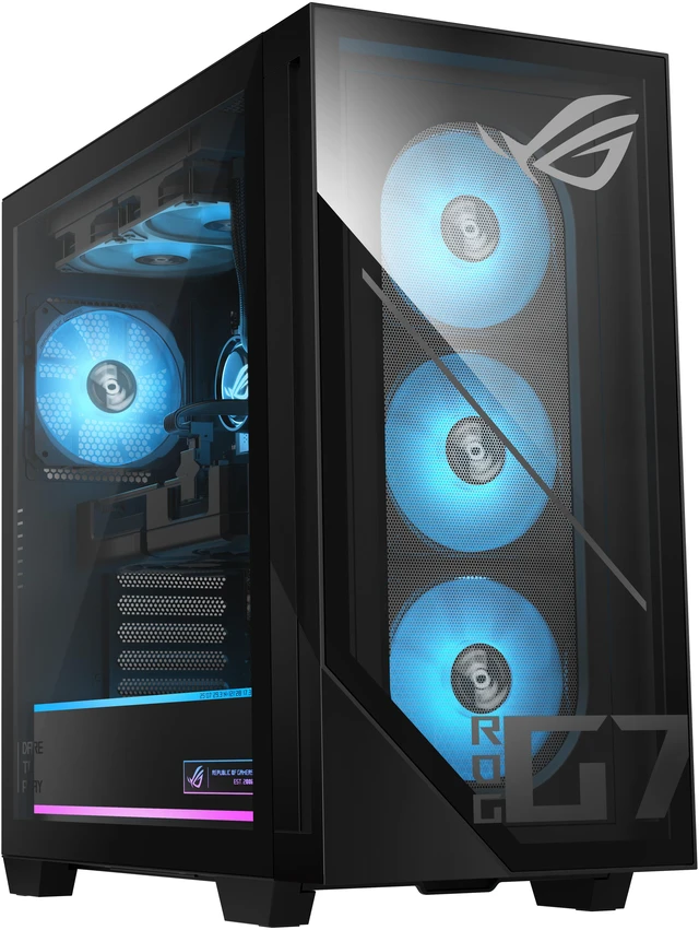 Alt view image 8 of 8 - ASUS Gaming Desktop PC GM700TZ-MS776 GM700TZ-MS776 AMD Ryzen 7 9800X3D 32GB DDR5 1TB NVMe PCIe SSD GeForce RTX 5070 12 GB GDDR7 Windows 11 Home