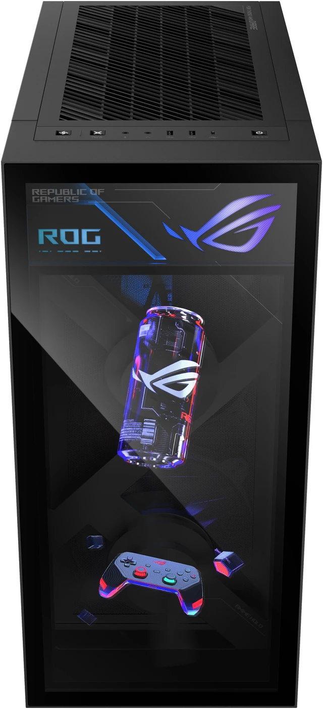 Alt view image 5 of 16 - ASUS Gaming Desktop PC ROG Gaming Desktop GM1000TY-DS787 AMD Ryzen 7 9800X3D 32GB DDR5 2TB PCIe SSD GeForce RTX 5080 16 GB GDDR7 Windows 11 Home
