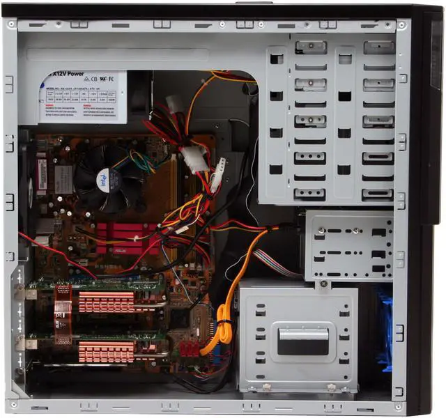 Alt view image 6 of 16 - iBUYPOWER Desktop PC Gamer-932i Intel Core 2 Duo E6400 1GB DDR2 320GB HDD Dual NVIDIA GeForce 7600GS Windows XP Media Center