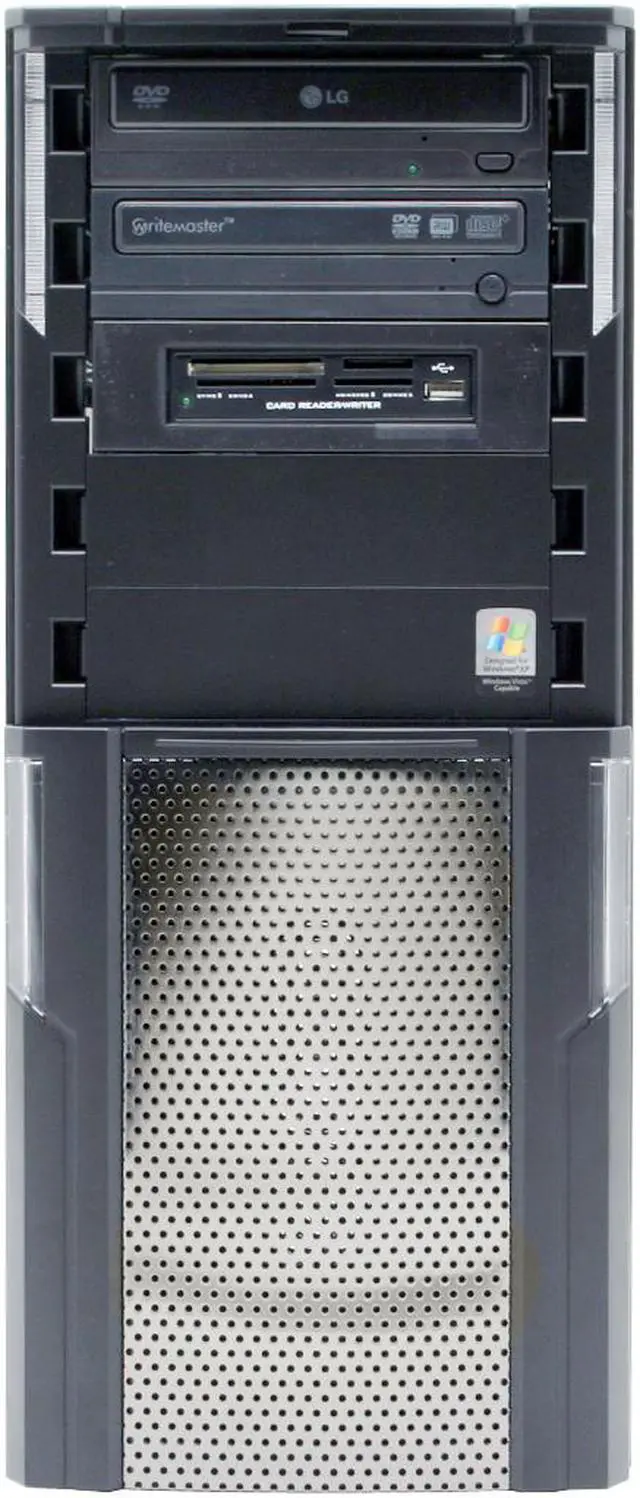 Alt view image 12 of 16 - iBUYPOWER Desktop PC Gamer-932i Intel Core 2 Duo E6400 1GB DDR2 320GB HDD Dual NVIDIA GeForce 7600GS Windows XP Media Center