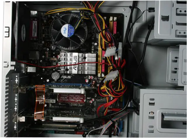 Alt view image 8 of 12 - iBUYPOWER Desktop PC Gamer-932i2 Intel Core 2 Duo E6400 1GB DDR2 320GB HDD Dual NVIDIA GeForce 7600GS Windows XP Media Center