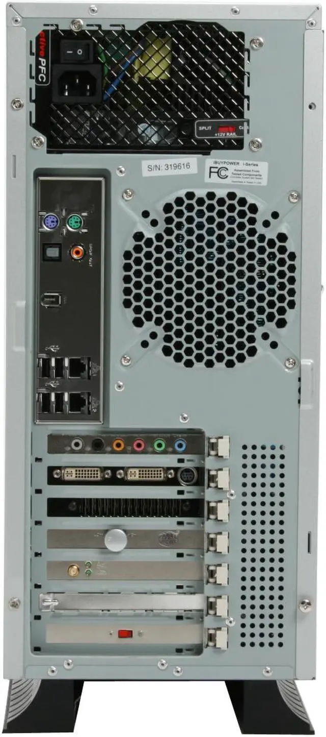 Alt view image 9 of 17 - iBUYPOWER Desktop PC Gamer 970-QX Intel Core 2 Extreme QX6850 2GB DDR2 1TB HDD NVIDIA GeForce 8800 GTX Windows Vista Ultimate