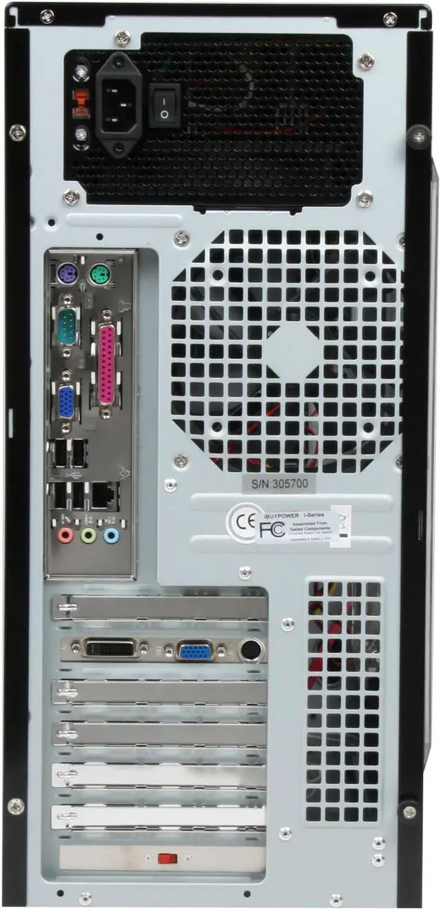 Alt view image 12 of 13 - iBUYPOWER Desktop PC Gamer 912TZ Intel Core 2 Quad Q6600 2GB DDR2 500GB HDD NVIDIA GeForce 8600 GT Windows Vista Home Premium