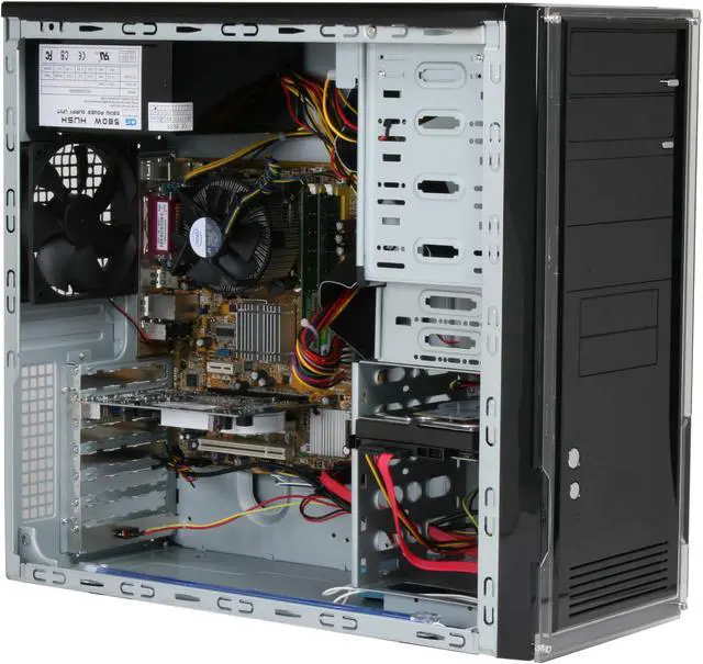 Alt view image 10 of 13 - iBUYPOWER Desktop PC Gamer 912TZ Intel Core 2 Quad Q6600 2GB DDR2 500GB HDD NVIDIA GeForce 8600 GT Windows Vista Home Premium