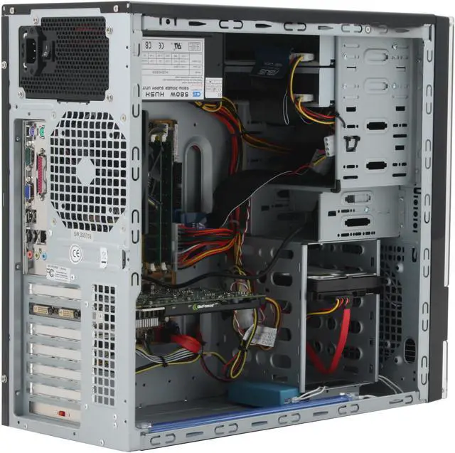 Alt view image 8 of 13 - iBUYPOWER Desktop PC Gamer 921QZ Intel Core 2 Quad Q6600 2GB DDR2 500GB HDD NVIDIA GeForce 8800 GT Windows Vista Home Premium