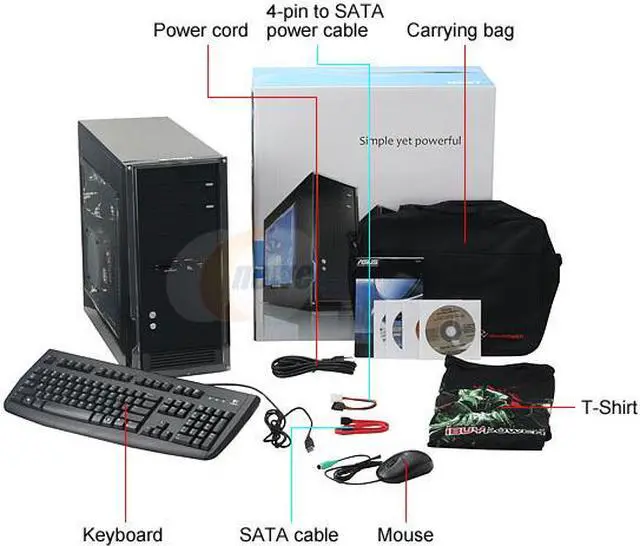 Alt view image 13 of 13 - iBUYPOWER Desktop PC Gamer 921QZ Intel Core 2 Quad Q6600 2GB DDR2 500GB HDD NVIDIA GeForce 8800 GT Windows Vista Home Premium