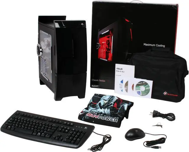 Alt view image 15 of 15 - iBUYPOWER Desktop PC Gamer 931NX Intel Core 2 Quad Q6600 3GB DDR2 500GB HDD Dual NVIDIA GeForce 8800 GT Windows Vista Home Premium
