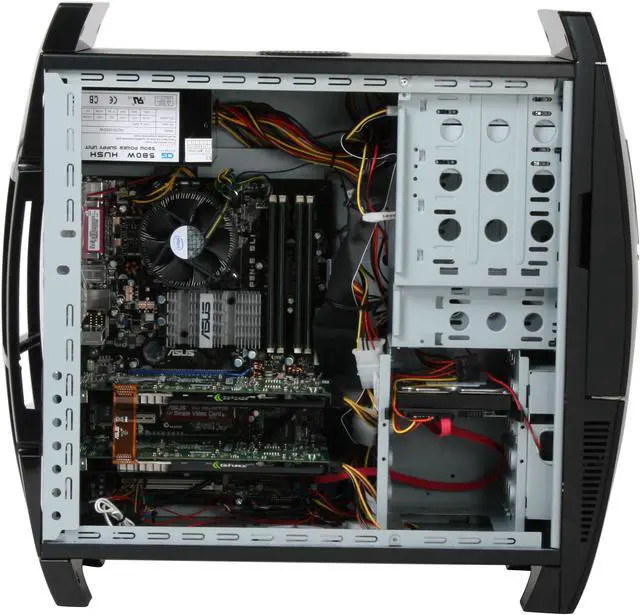 Alt view image 10 of 15 - iBUYPOWER Desktop PC Gamer 931NX Intel Core 2 Quad Q6600 3GB DDR2 500GB HDD Dual NVIDIA GeForce 8800 GT Windows Vista Home Premium