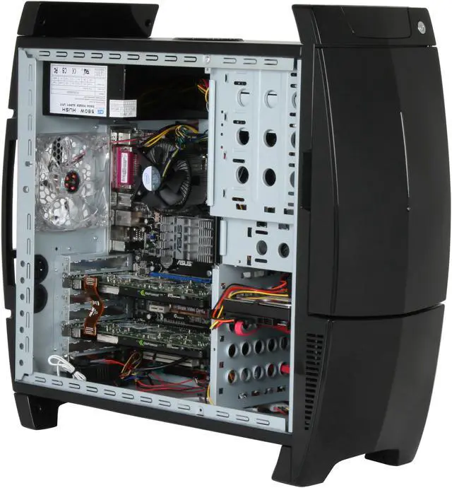 Alt view image 11 of 15 - iBUYPOWER Desktop PC Gamer 931NX Intel Core 2 Quad Q6600 3GB DDR2 500GB HDD Dual NVIDIA GeForce 8800 GT Windows Vista Home Premium