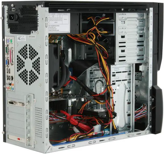 Alt view image 9 of 20 - iBUYPOWER Desktop PC GS-925 Intel Core 2 Duo E8500 4GB DDR2 500GB HDD NVIDIA GeForce 9600 GT Windows Vista Home Premium 64-bit