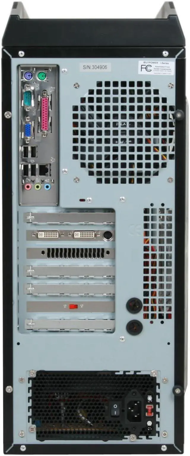 Alt view image 14 of 19 - iBUYPOWER Desktop PC Gamer 912TL-I Intel Core 2 Duo E8400 4GB DDR2 500GB HDD NVIDIA GeForce 9600 GT Windows Vista Home Premium 64-bit