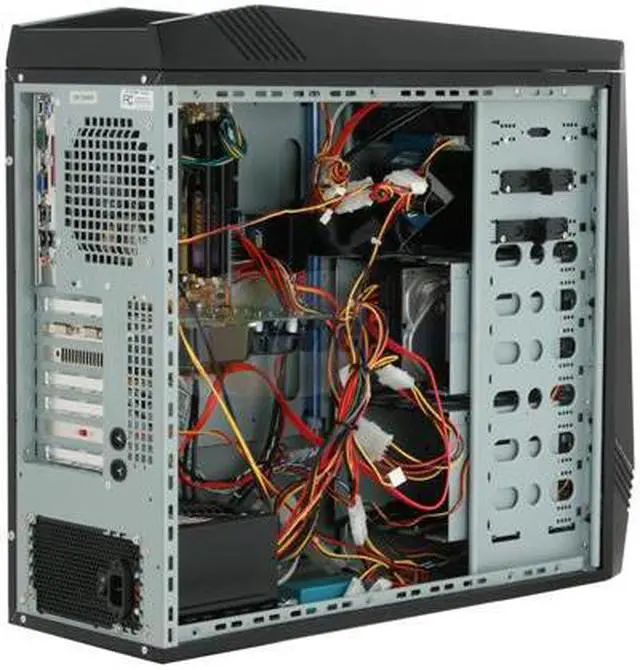 Alt view image 8 of 19 - iBUYPOWER Desktop PC Gamer 912TL-I Intel Core 2 Duo E8400 4GB DDR2 500GB HDD NVIDIA GeForce 9600 GT Windows Vista Home Premium 64-bit