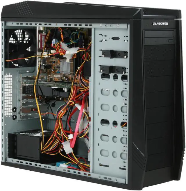 Alt view image 10 of 19 - iBUYPOWER Desktop PC Gamer 912TL-I Intel Core 2 Duo E8400 4GB DDR2 500GB HDD NVIDIA GeForce 9600 GT Windows Vista Home Premium 64-bit