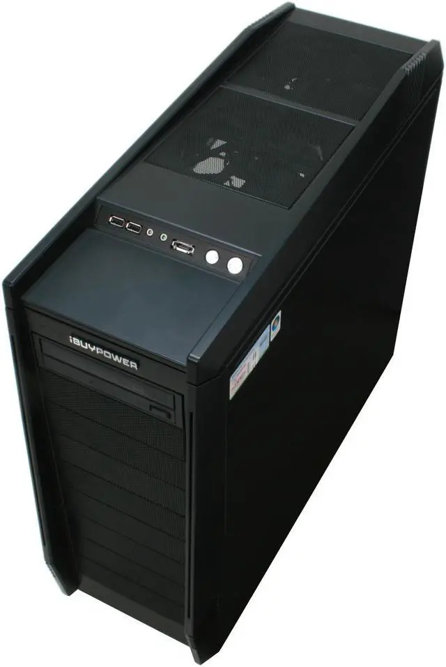 Alt view image 12 of 19 - iBUYPOWER Desktop PC Gamer 912TL-I Intel Core 2 Duo E8400 4GB DDR2 500GB HDD NVIDIA GeForce 9600 GT Windows Vista Home Premium 64-bit