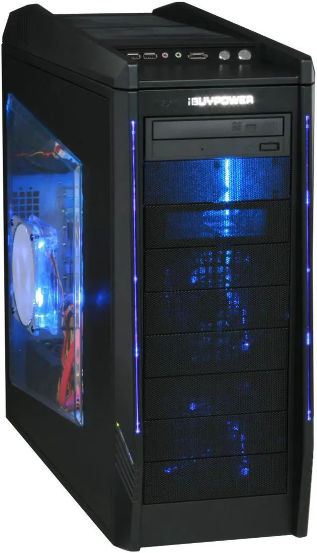 Alt view image 2 of 19 - iBUYPOWER Desktop PC Gamer 912TL-I Intel Core 2 Duo E8400 4GB DDR2 500GB HDD NVIDIA GeForce 9600 GT Windows Vista Home Premium 64-bit