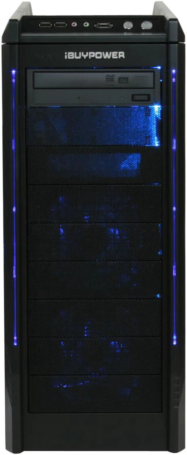 Alt view image 3 of 19 - iBUYPOWER Desktop PC Gamer 912TL-I Intel Core 2 Duo E8400 4GB DDR2 500GB HDD NVIDIA GeForce 9600 GT Windows Vista Home Premium 64-bit
