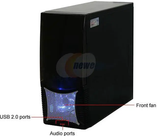 Alt view image 4 of 20 - iBUYPOWER Desktop PC GX-919 Intel Core 2 Quad Q9300 4GB DDR2 500GB HDD NVIDIA GeForce 8800 GT Windows Vista Home Premium 64-bit