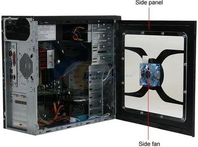 Alt view image 9 of 20 - iBUYPOWER Desktop PC GX-919 Intel Core 2 Quad Q9300 4GB DDR2 500GB HDD NVIDIA GeForce 8800 GT Windows Vista Home Premium 64-bit