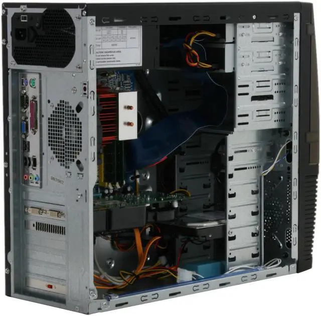 Alt view image 10 of 20 - iBUYPOWER Desktop PC GX-919 Intel Core 2 Quad Q9300 4GB DDR2 500GB HDD NVIDIA GeForce 8800 GT Windows Vista Home Premium 64-bit