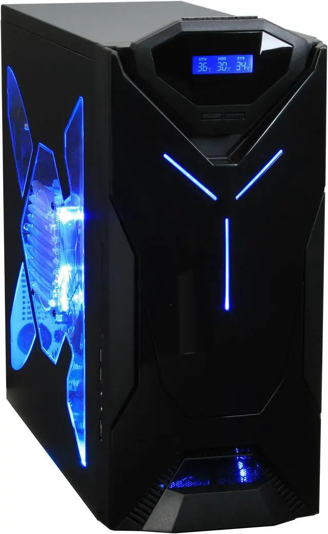 Alt view image 2 of 18 - iBUYPOWER Desktop PC GX-930 Intel Core 2 Quad Q9550 4GB DDR2 1TB HDD NVIDIA GeForce 9800 GTX+ Windows Vista Home Premium 64-bit