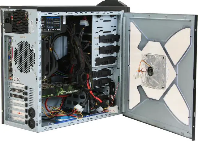 Alt view image 7 of 18 - iBUYPOWER Desktop PC GX-930 Intel Core 2 Quad Q9550 4GB DDR2 1TB HDD NVIDIA GeForce 9800 GTX+ Windows Vista Home Premium 64-bit