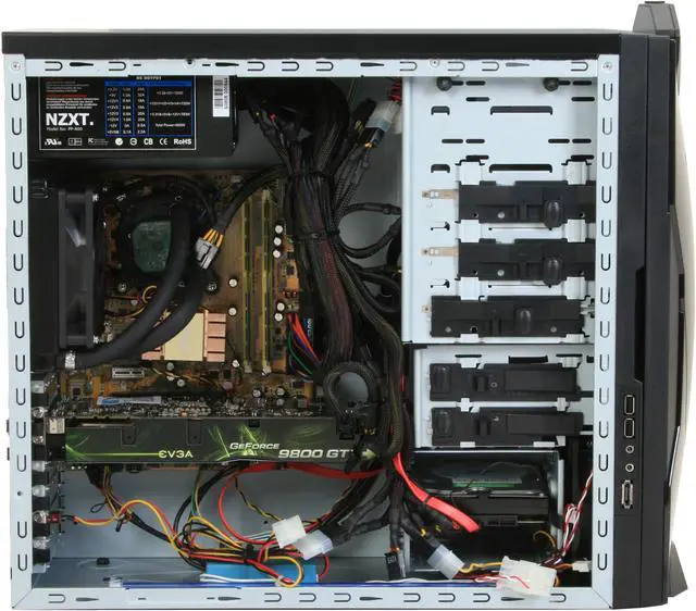 Alt view image 9 of 18 - iBUYPOWER Desktop PC GX-930 Intel Core 2 Quad Q9550 4GB DDR2 1TB HDD NVIDIA GeForce 9800 GTX+ Windows Vista Home Premium 64-bit