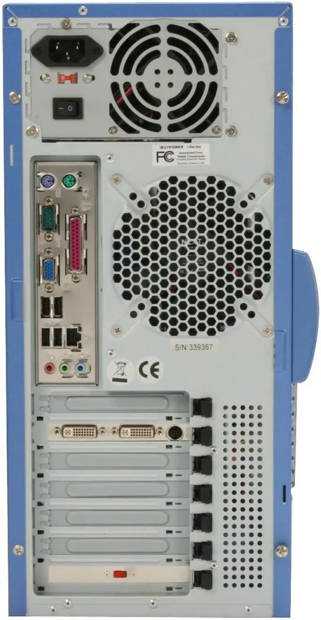 Alt view image 15 of 19 - iBUYPOWER Desktop PC GS-905 Intel Core 2 Duo E8400 4GB DDR2 320GB HDD NVIDIA GeForce 9400 GT Windows Vista Home Premium 64-bit