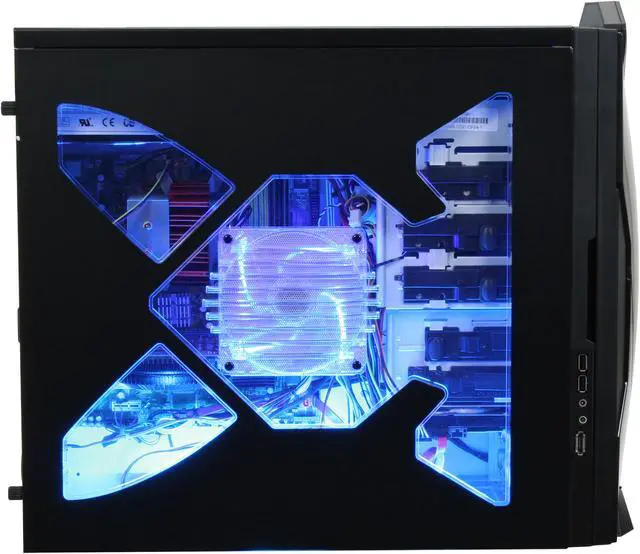 Alt view image 7 of 19 - iBUYPOWER Desktop PC Gamer Extreme 528 AMD Phenom X4 9550 4GB DDR2 500GB HDD ATI Radeon HD 4850 Windows Vista Home Premium 64-bit