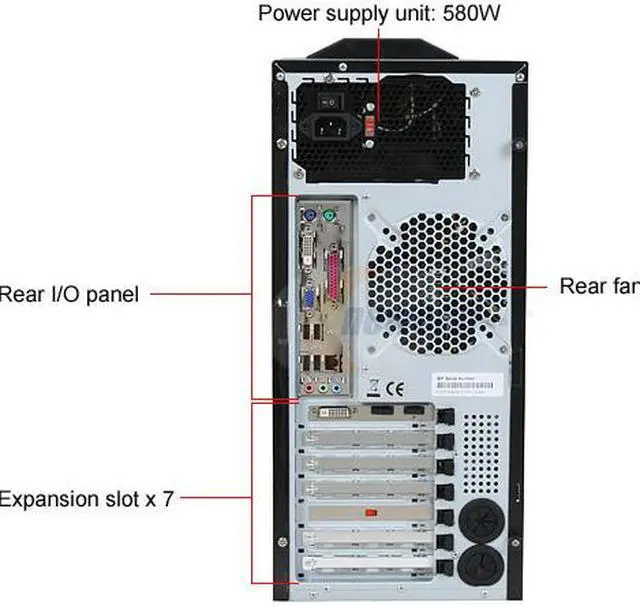 Alt view image 15 of 19 - iBUYPOWER Desktop PC Gamer Extreme 528 AMD Phenom X4 9550 4GB DDR2 500GB HDD ATI Radeon HD 4850 Windows Vista Home Premium 64-bit