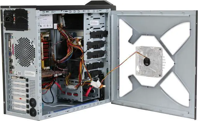 Alt view image 9 of 19 - iBUYPOWER Desktop PC Gamer Extreme 528 AMD Phenom X4 9550 4GB DDR2 500GB HDD ATI Radeon HD 4850 Windows Vista Home Premium 64-bit