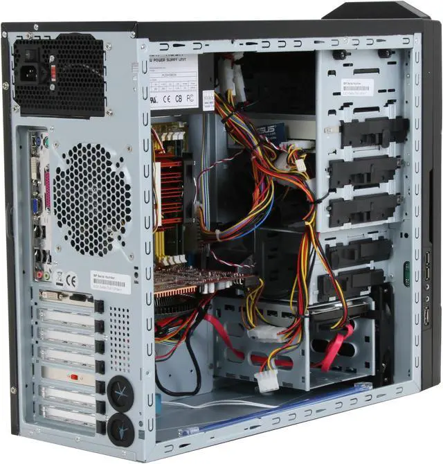 Alt view image 10 of 19 - iBUYPOWER Desktop PC Gamer Extreme 528 AMD Phenom X4 9550 4GB DDR2 500GB HDD ATI Radeon HD 4850 Windows Vista Home Premium 64-bit