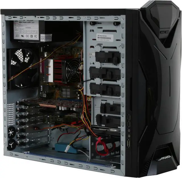 Alt view image 13 of 19 - iBUYPOWER Desktop PC Gamer Extreme 528 AMD Phenom X4 9550 4GB DDR2 500GB HDD ATI Radeon HD 4850 Windows Vista Home Premium 64-bit