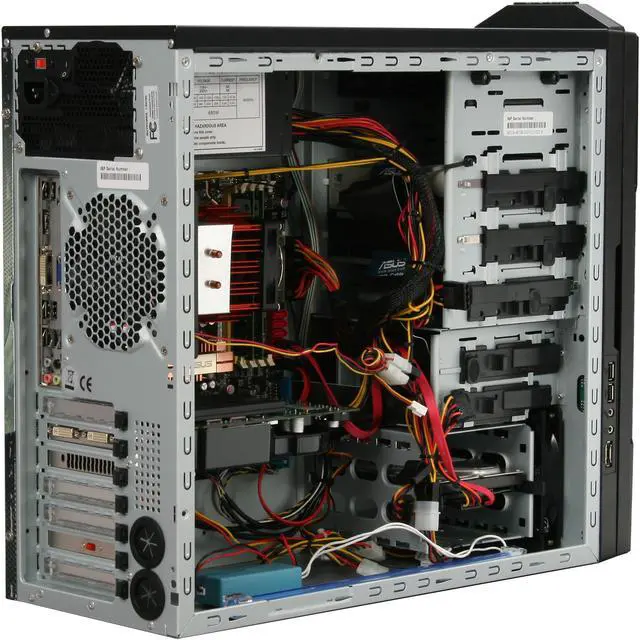 Alt view image 10 of 19 - iBUYPOWER Desktop PC Gamer Extreme 535 AMD Phenom X4 9950 4GB DDR2 500GB HDD NVIDIA GeForce 9800 GT Windows Vista Home Premium 64-bit Free MS Windows 7 Upgrade
