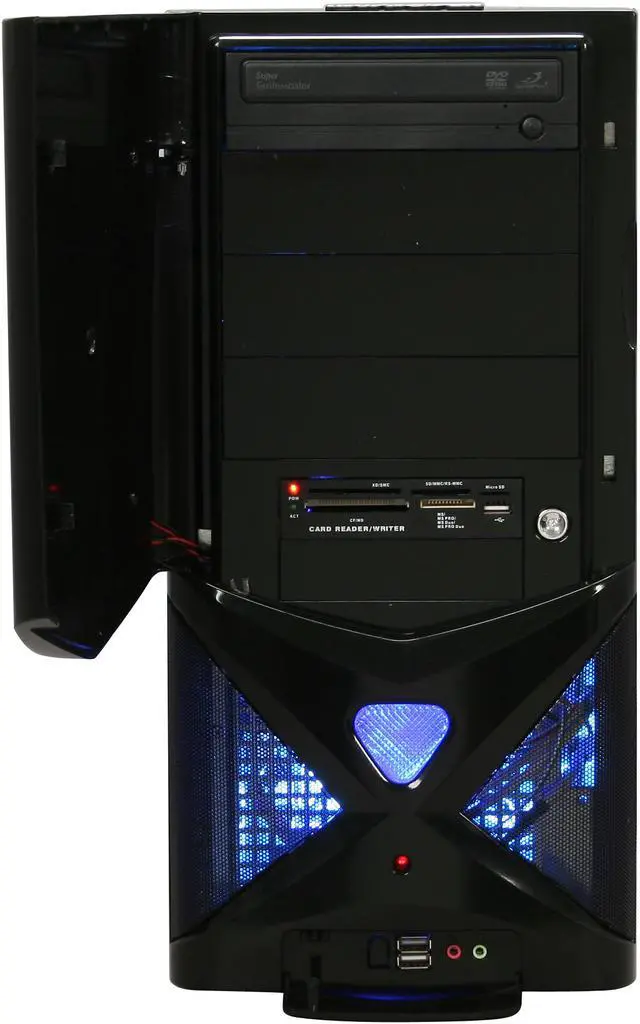Alt view image 5 of 19 - iBUYPOWER Desktop PC Gamer Power 905 Intel Core 2 Duo E8400 4GB DDR2 320GB HDD NVIDIA GeForce 9400 GT Windows Vista Home Premium 64-bit