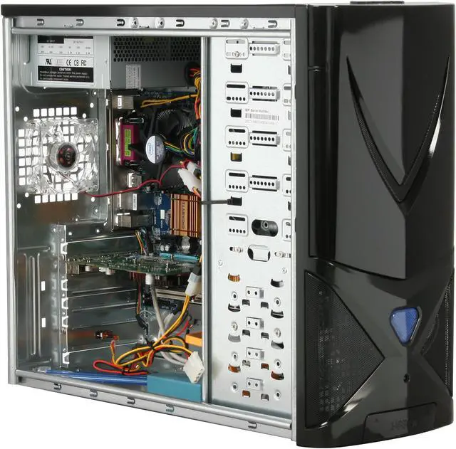 Alt view image 14 of 19 - iBUYPOWER Desktop PC Gamer Power 905 Intel Core 2 Duo E8400 4GB DDR2 320GB HDD NVIDIA GeForce 9400 GT Windows Vista Home Premium 64-bit