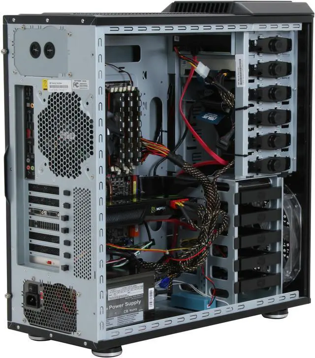 Alt view image 9 of 20 - iBUYPOWER Desktop PC Gamer Supreme 964i Intel Core i7-940 6GB DDR3 1TB HDD NVIDIA GeForce GTX 280 Windows Vista Home Premium 64-bit