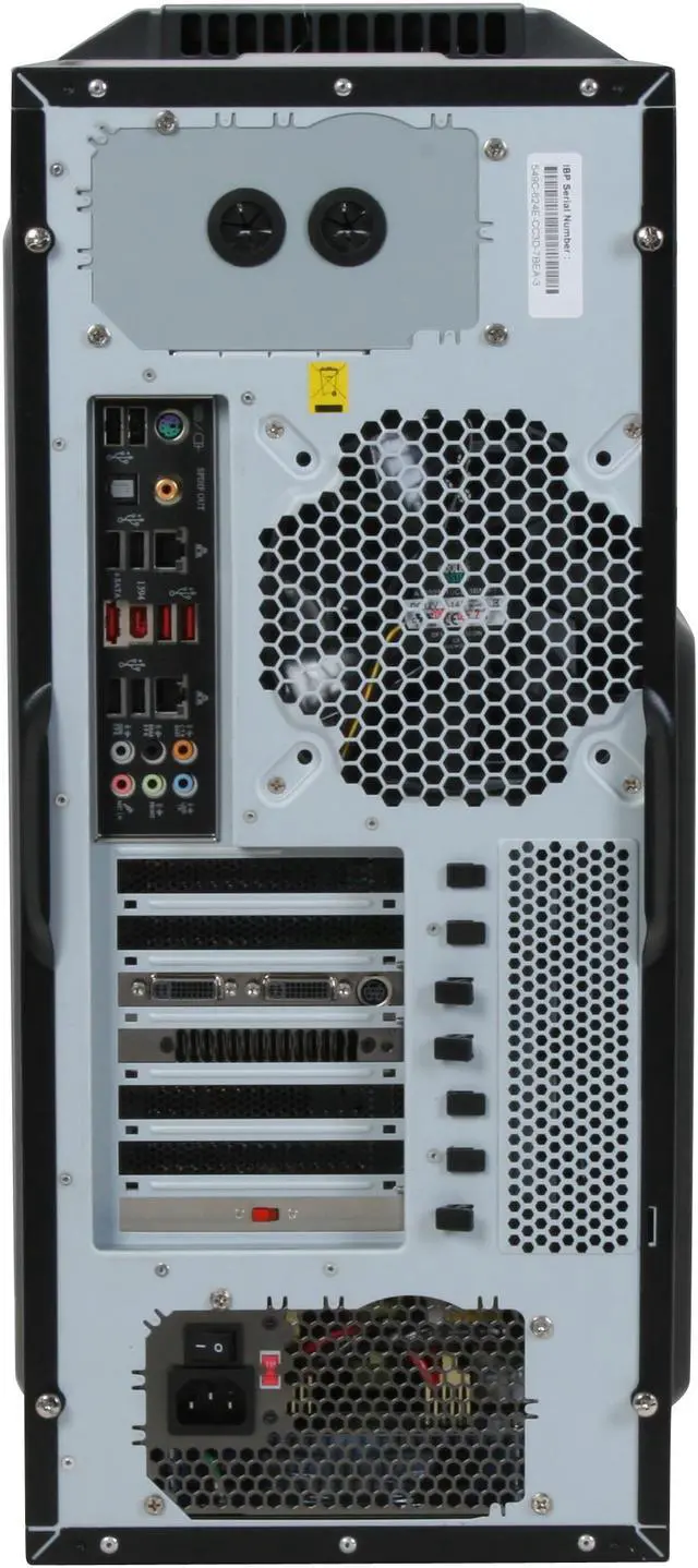Alt view image 16 of 20 - iBUYPOWER Desktop PC Gamer Supreme 966i Intel Core i7-965 12GB DDR3 1TB HDD NVIDIA GeForce GTX 280 Windows Vista Home Premium 64-bit