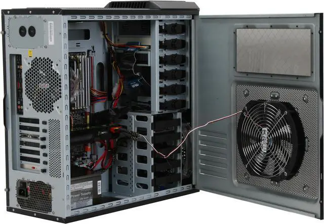 Alt view image 8 of 20 - iBUYPOWER Desktop PC Gamer Supreme 966i Intel Core i7-965 12GB DDR3 1TB HDD NVIDIA GeForce GTX 280 Windows Vista Home Premium 64-bit