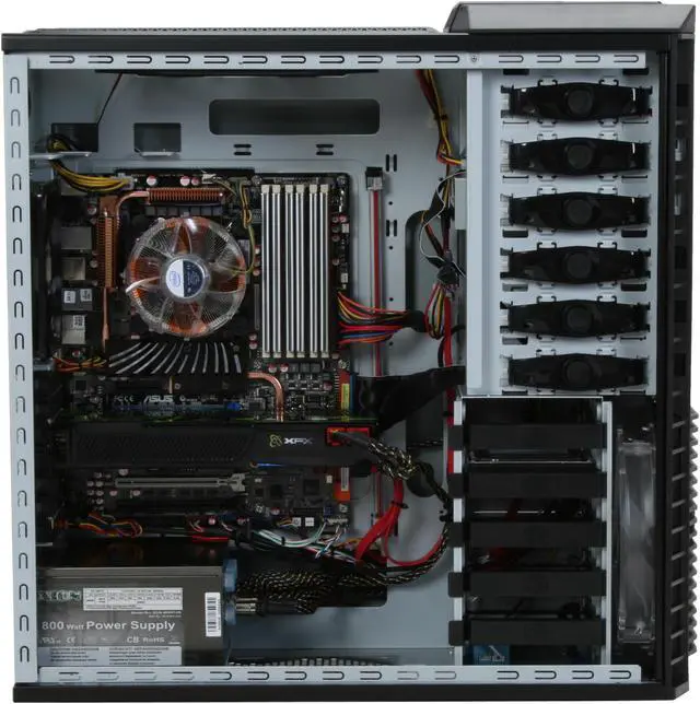 Alt view image 10 of 20 - iBUYPOWER Desktop PC Gamer Supreme 966i Intel Core i7-965 12GB DDR3 1TB HDD NVIDIA GeForce GTX 280 Windows Vista Home Premium 64-bit