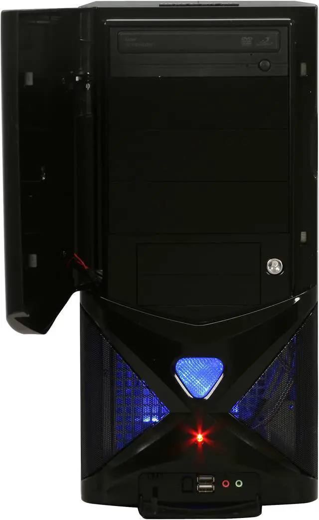 Alt view image 5 of 18 - iBUYPOWER Desktop PC Gamer Power 900X Intel Core 2 Quad Q6600 4GB DDR2 320GB HDD NVIDIA GeForce 8400 GS Windows Vista Home Premium 64-bit