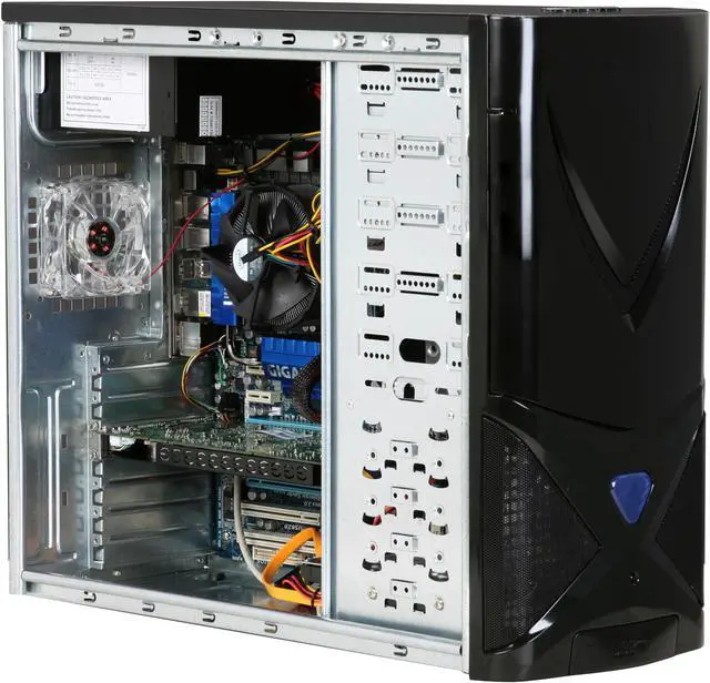 Alt view image 13 of 19 - iBUYPOWER Desktop PC Gamer Extreme 968i Intel Core i7-920 3GB DDR3 500GB HDD NVIDIA GeForce 9800 GT Windows Vista Home Premium 64-bit