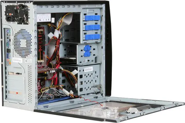 Alt view image 8 of 19 - iBUYPOWER Desktop PC Gamer Extreme 538 Intel Pentium D 920 4GB DDR2 500GB HDD ATI Radeon HD 4850 Windows Vista Home Premium 64-bit