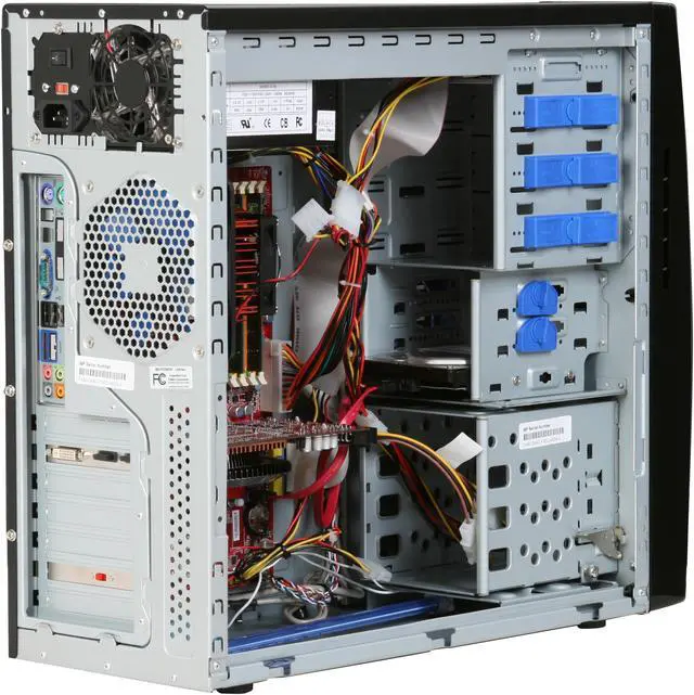 Alt view image 9 of 19 - iBUYPOWER Desktop PC Gamer Extreme 538 Intel Pentium D 920 4GB DDR2 500GB HDD ATI Radeon HD 4850 Windows Vista Home Premium 64-bit