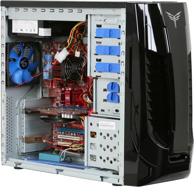 Alt view image 13 of 19 - iBUYPOWER Desktop PC Gamer Extreme 538 Intel Pentium D 920 4GB DDR2 500GB HDD ATI Radeon HD 4850 Windows Vista Home Premium 64-bit