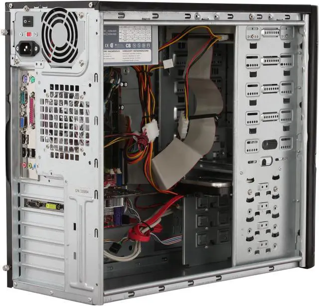 Alt view image 9 of 19 - iBUYPOWER Desktop PC Gamer Power 901 Intel Core 2 Quad Q6600 4GB DDR2 320GB HDD NVIDIA GeForce 8400 GS Windows Vista Home Premium 64-bit