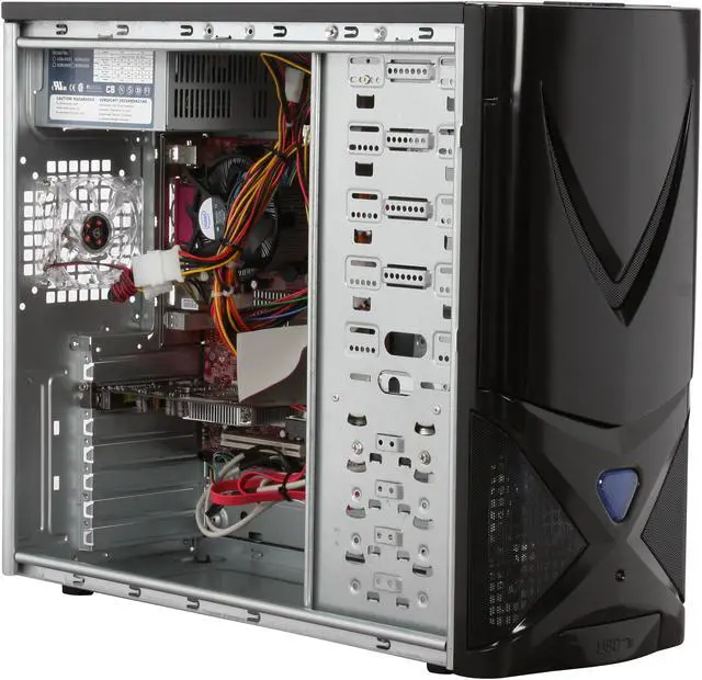 Alt view image 13 of 19 - iBUYPOWER Desktop PC Gamer Power 901 Intel Core 2 Quad Q6600 4GB DDR2 320GB HDD NVIDIA GeForce 8400 GS Windows Vista Home Premium 64-bit