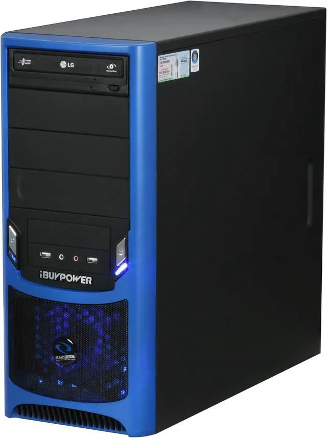 Alt view image 4 of 19 - iBUYPOWER Desktop PC Gamer Power 908 Intel Core 2 Quad Q8300 4GB DDR2 500GB HDD NVIDIA GeForce 9800 GT Windows Vista Home Premium 64-bit