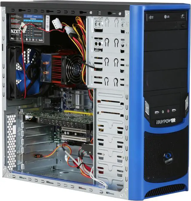 Alt view image 12 of 19 - iBUYPOWER Desktop PC Gamer Power 908 Intel Core 2 Quad Q8300 4GB DDR2 500GB HDD NVIDIA GeForce 9800 GT Windows Vista Home Premium 64-bit