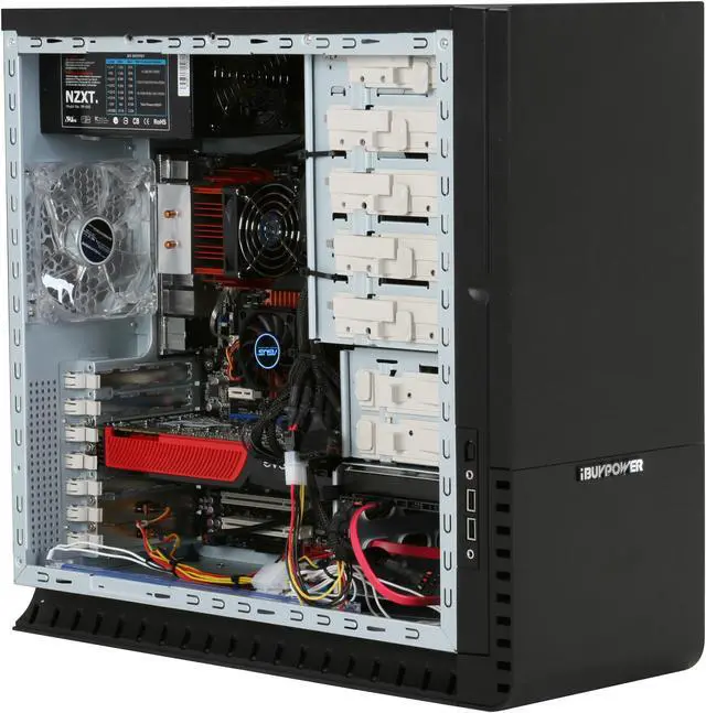 Alt view image 13 of 20 - iBUYPOWER Desktop PC Gamer Supreme 933 Intel Core 2 Quad Q9550 8GB DDR2 1TB HDD NVIDIA GeForce GTX 260 Windows Vista Home Premium 64-bit
