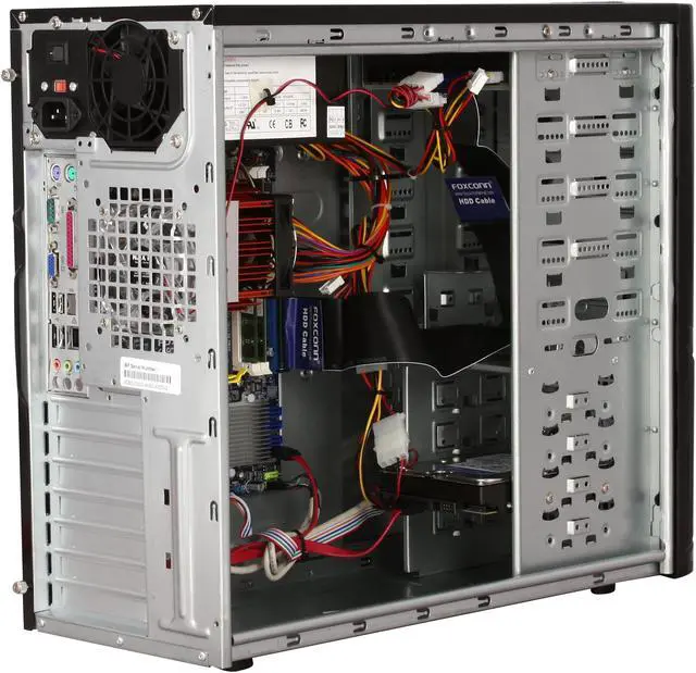 Alt view image 9 of 19 - iBUYPOWER Desktop PC Gamer Power 500 AMD Athlon X2 7750 4GB DDR2 500GB HDD NVIDIA GeForce 6100 Windows Vista Home Premium 64-bit